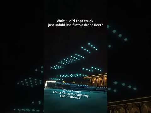 Meanwhile…China has fully automated drone swarm tech now. Yeah, this's of course by DAMODA.