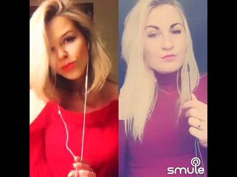 The ledy in red. Smule