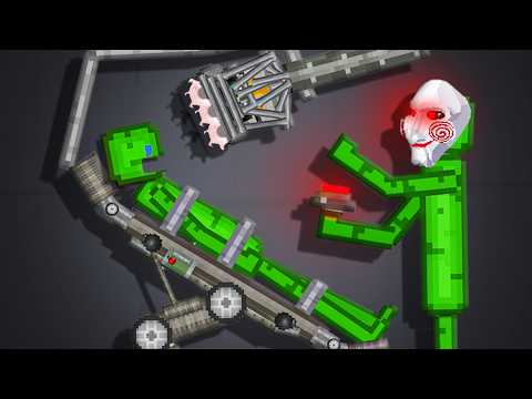 I Recreated The DEADLIEST Saw Traps In Melon Sandbox...