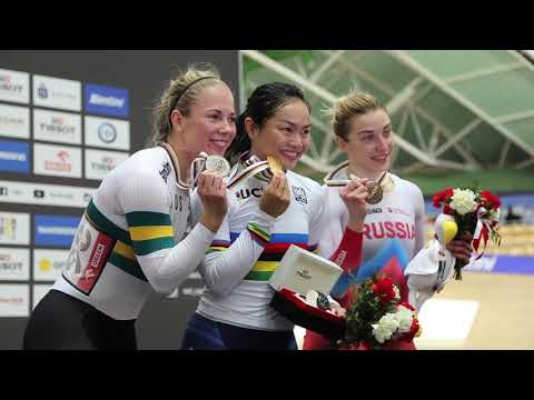 Kaarle McCulloch's silver in the keirin