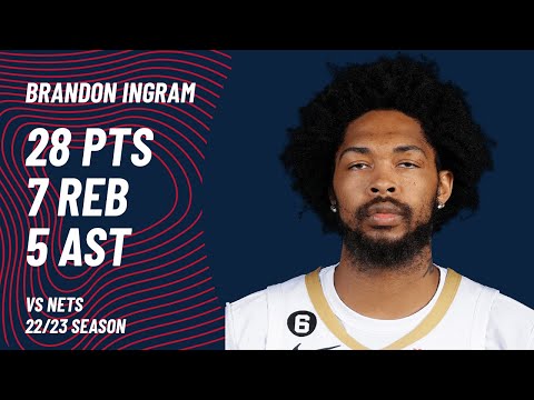 Brandon Ingram vs Brooklyn Nets | 19.10.2022