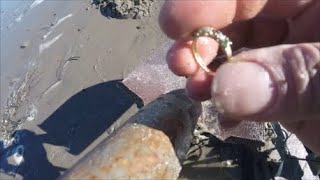 Beach Metal Detecting New Hampshire in search of shiny gold things