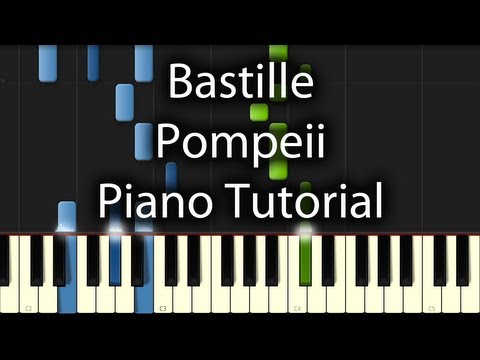 Pompeii - Bastille piano tutorial