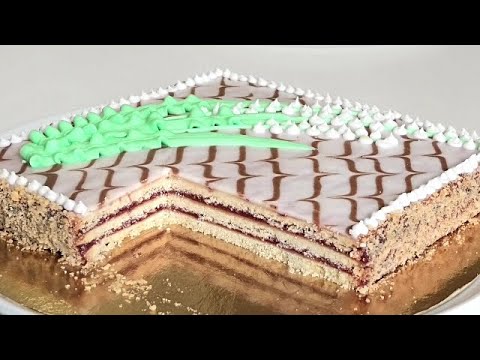 Песочный ТОРТ  " ЛАНДЫШ " из  коллекции советских  рецептов/Cake Lily of the Valley