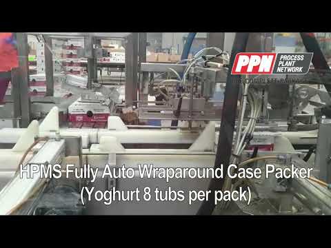 HPMS Case Packer Yogurt 8 tub packs