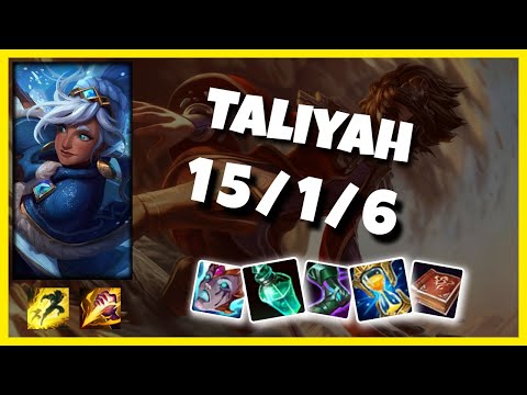 Taliyah vs Hecarim EU Challenger JUNGLE (15/1/6) - v11.2