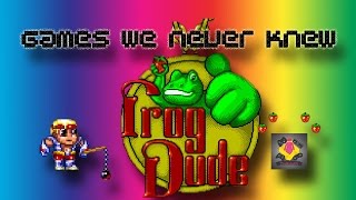 Games We Never Knew: Frog Dude Sega Mega Drive