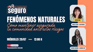 Fenómenos naturales y tu comunidad