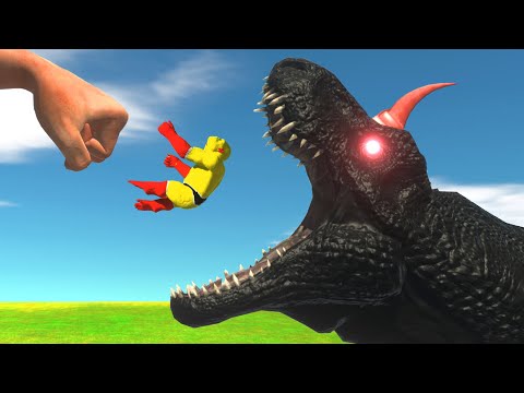 EPIC PUNCH & DINOSAUR T-Rex Who Can Survive ?
