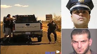 Moment Drug Dealer EXECUTES New Mexico Cop At Side Of Road With An AR-15 during TRAFFIC STOP!!