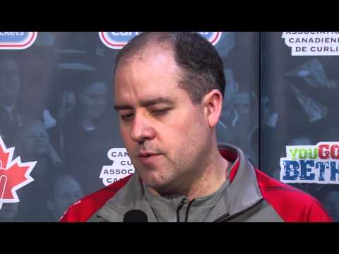 Draw 15 Media Scrum - 2013 Tim Hortons Brier