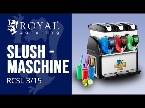 Video - Slush-Maschine - 3 x 15 Liter - Royal Catering
