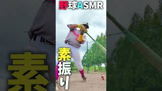 野球人なら分かるASMRやってみた...😂😂😂 #shorts #野球 #funny