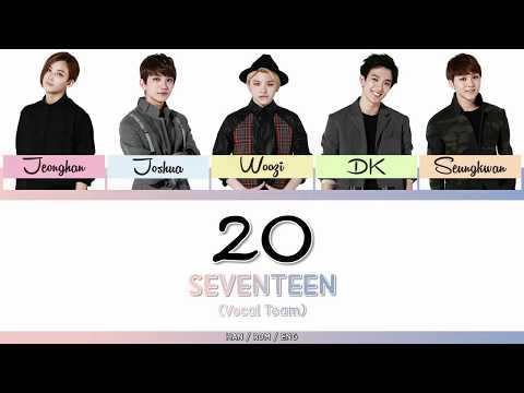 Seventeen S Song Lyrics 20 Vocal Team Wattpad