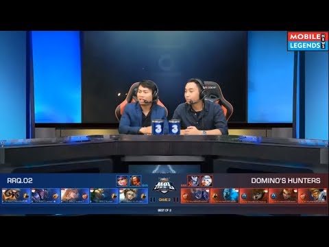 RRQ O2 VS Domino's Hunters - MPL ID Regular Season Week 2 Day 1 Match 1