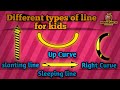 Slanting Line Curved Line Sleeping Line Standing Line