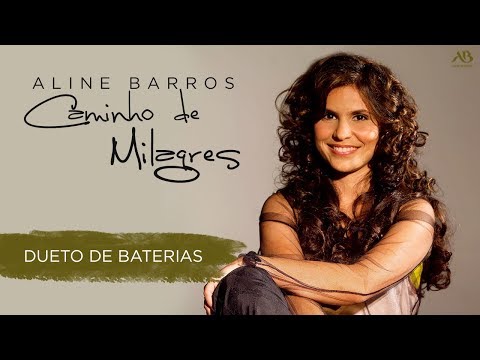 DVD Caminho de Milagres - Aline Barros - Dueto de Baterias