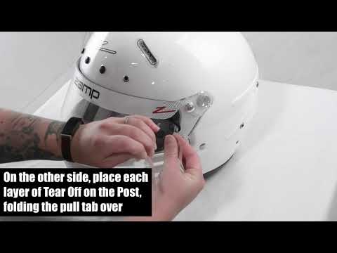 How to Install Tear Offs on Zamp Z-20 Series Shields