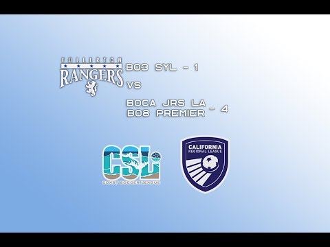 Fullerton Rangers B03 SYL vs Boca Jrs LA B03 Premier - 1-4