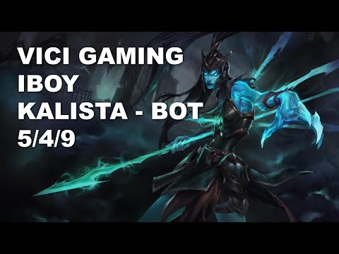 Vici Gaming iBoy Bot Kalista vs Miss Fortune - KR Challenger Rank Game