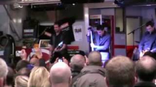 James Toseland singing at the NEC Bike Show 2008