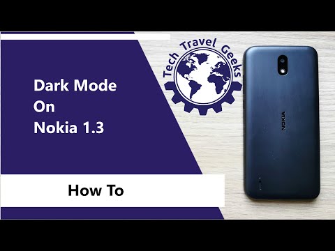Nokia 1.3 Dark Mode - How To Enable In Settings - Android 10 Go Edition