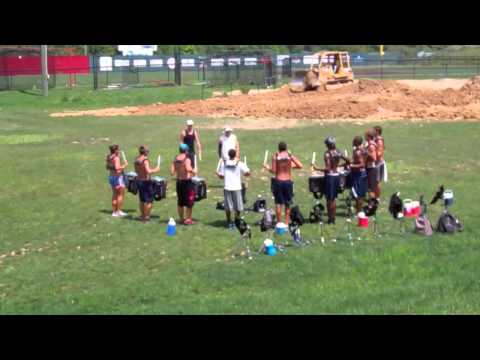 Blue Devils 2012 Drumline - Drums Across the Tri-State - Charleston WV 7-30-12