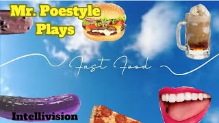 Mr. Poestyle Plays Fast Food On The Intellivision A Homebrew By Brian's Man Cave