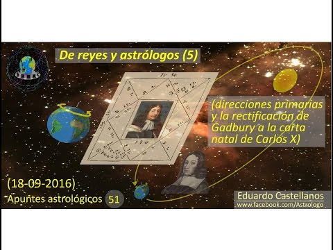 Apuntes astrológicos 51 (18 09 2016) - De reyes y astrólogos (5) - Direcciones y rectificación
