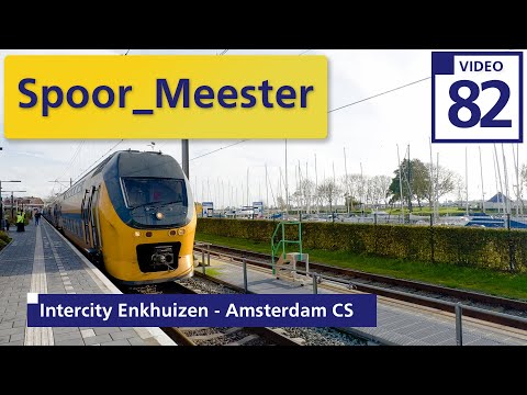 (4K) Cabview NS Train VIRM | Rij mee met de MACHINIST van Enkuizen naar Amsterdam CS (82)