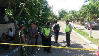Suasana Perumahan Terduga Teroris di Sukodono Sidoarjo yang Ditangkap oleh Tim Densus 88
