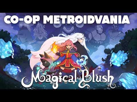 Magical Blush: Elemental Metroidvania CO-OP That Blew Us Away!