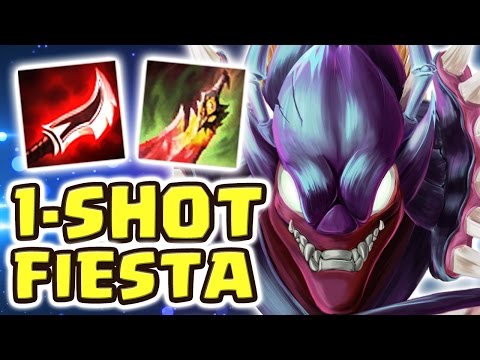 THAT'S WHAT HAPPENS !! I'M A SCRIPTER | 1-SHOT FIESTA (NEW FULL AD KHA'ZIX JUNGLE) - Nightblue3