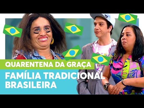 Graça e seus filhos tentam ser UMA FAMÍLIA NORMAL | Quarentena Tô de Graça | Humor Multishow