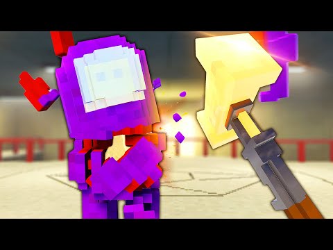 Using NEW Weapons on Among Us Crewmates - Teardown Mods Gameplay