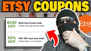 *2024 UPDATE* Etsy Coupon Codes ✨ Save $100 or 50% ✨ Etsy Discount Code 2024!