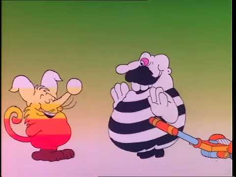 Stripy - Cutting grass