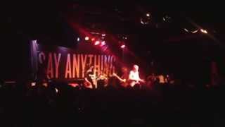 Say Anything - Baseball, But Better - The Door, Dallas TX - 2013 Rarities Tour