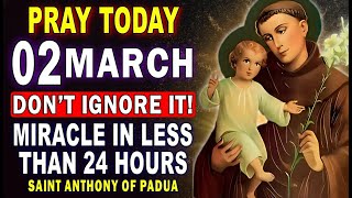 PRAYER TO SAINT ANTHONY OF PADUA for Your Family in This Difficult Moment 🙏💖
