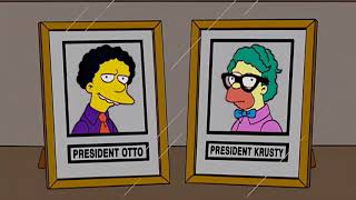 The president wore pearls 1/5 song (Vote for Lisa - Simpsons Soundtrack)