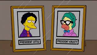 The president wore pearls 1/5 song (Vote for Lisa - Simpsons Soundtrack)