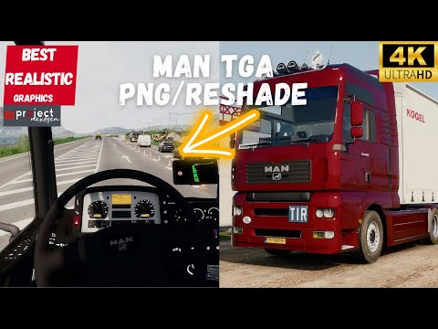 4K|ETS2|MAN TGA REALISTIC DRIVING PROMODS PNG/RESHADE REYKJAVIK-GARPSDALUR