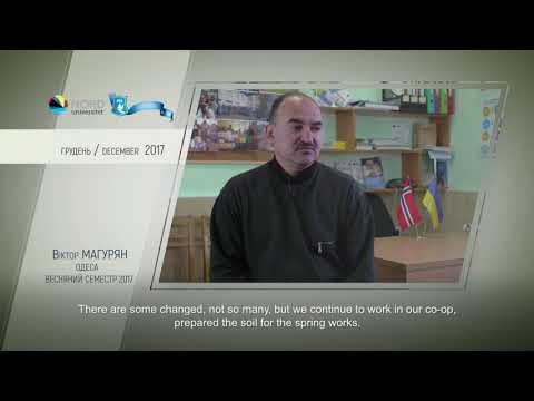Video feedback of Viktor Maguryan, graduate of the Ukraine-Norway project