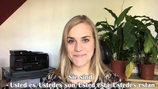 Aprender alemán - El verbo "sein" (ser/estar) - A1