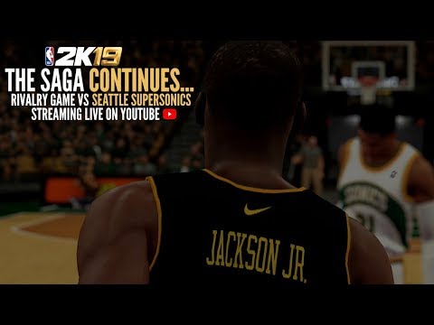 NBA 2K19 LAS VEGAS ROYALES MYGM - HUGE RIVALRY GAME VS SEATTLE SUPERSONICS!!! (EP.20)
