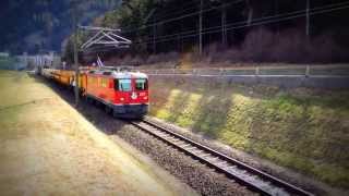 preview picture of video 'RhB Güterzug bei Rhäzüns(Ge 4/4 632)'