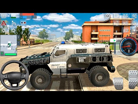 Police Sim 2022 | Driving SWAT Truck in Rome | Cop Simulator Game