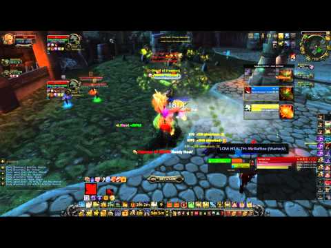 3v3 Arena, Ret Rogue Dk Vs Rogue Lock Shaman (Gameplay/Commentary)