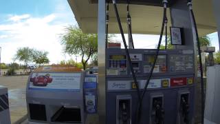 preview picture of video 'Pressure Washing at Chevron, Passenger View, Ajo, Arizona, 26 March 2015, GOPR8756'