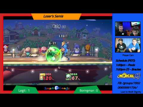 BoringMan (Meta Knight) vs Legit (Zero Suit Samus), Losers Semis, S@G, Project M, 8-9-2014